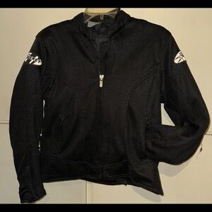 Joe Rocket Motorcycle Womens Medium Rocket Girl Black Jacket 2 In 1 Street Bike